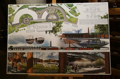 [FOTO] Wystawa prac magisterskich studentów kierunku architektura w Podziemnej Trasie Turystycznej