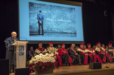 [FOTO] Ks. prof. Michał Heller doktorem honoris causa Politechniki Rzeszowskiej